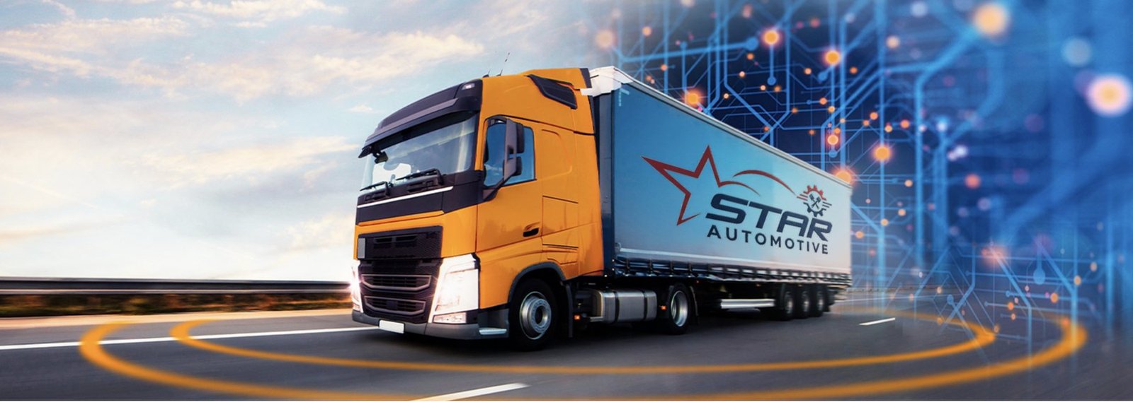 Star Automotive semi-trailer on the highway